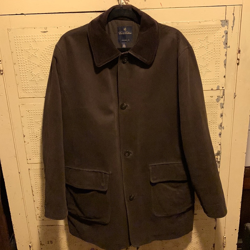 Brooks Brothers brushed cotton coat